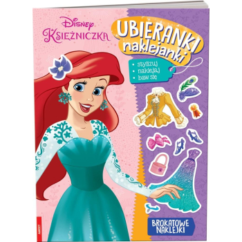 Disney Księżniczka. Ubieranki, naklejanki